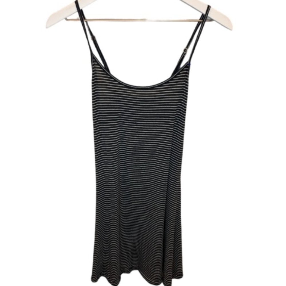 90s Aesthetic Brandy Melville Striped Spaghetti Strap Mini Dress